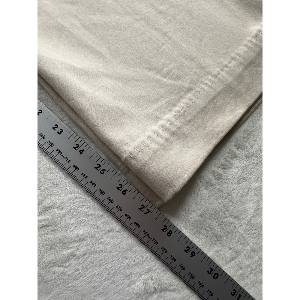 St. John Sport Beige Wide Leg Trousers High Rise Altered Khaki Pants Womens 10 - Picture 7 of 10